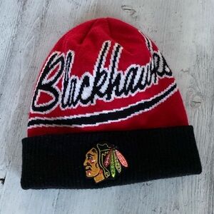 NHL Chicago Blackhawks Face Off Collection Beanie